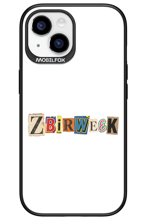 Zbirweek (white) 2.0 - Apple iPhone 15