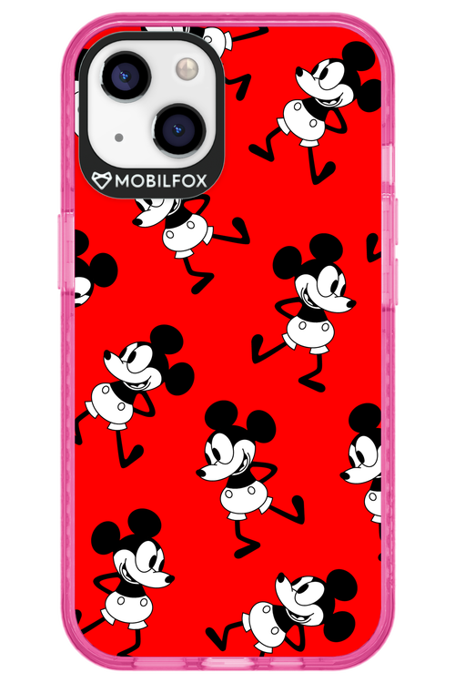 Iconic Mouse (red pattern) - Apple iPhone 13