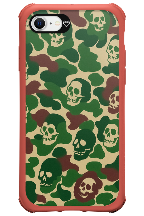 Camo Skull - Apple iPhone 8