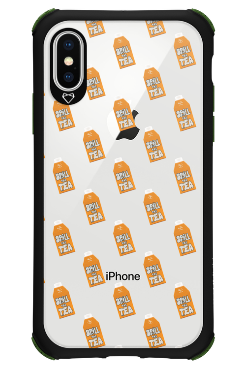 Yellow Tea Party Chaos - Apple iPhone X