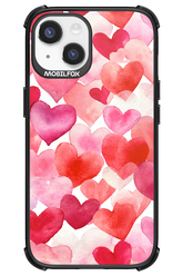 Water Painted Heart - Apple iPhone 14