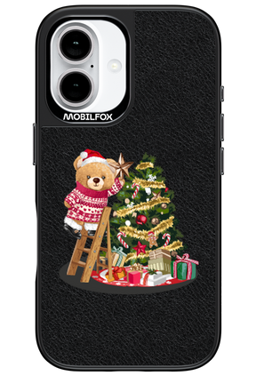 Christmas Bear (Leather) - Apple iPhone 16