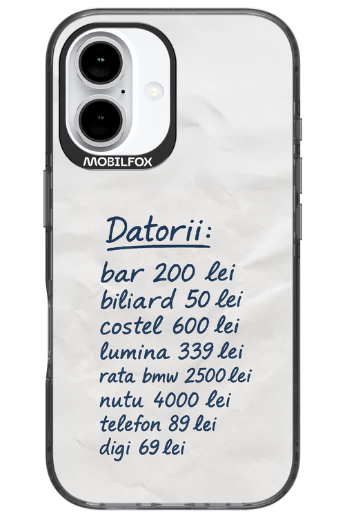 The List 2.0 - Apple iPhone 16