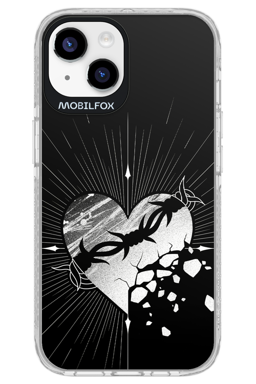 Fehér Szív - Apple iPhone 14