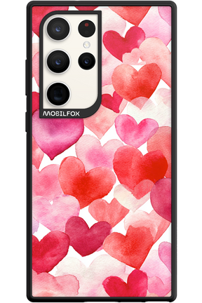 Water Painted Heart 2.0 - Samsung Galaxy S23 Ultra