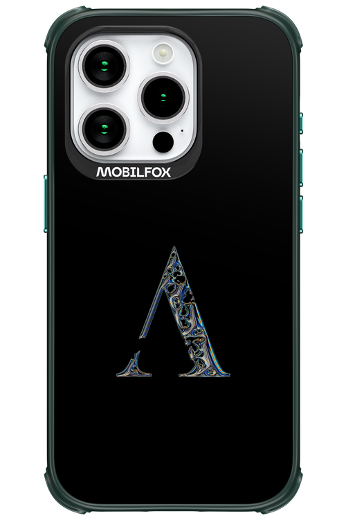 ⁠ ⁠Azteca A Chrome Logo - Apple iPhone 15 Pro