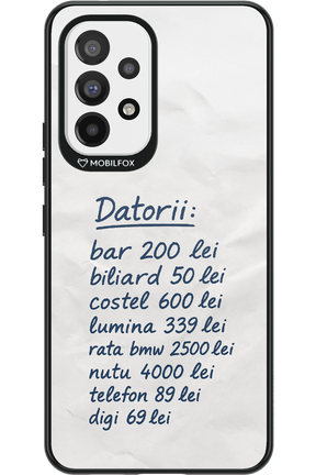 The List - Samsung Galaxy A53