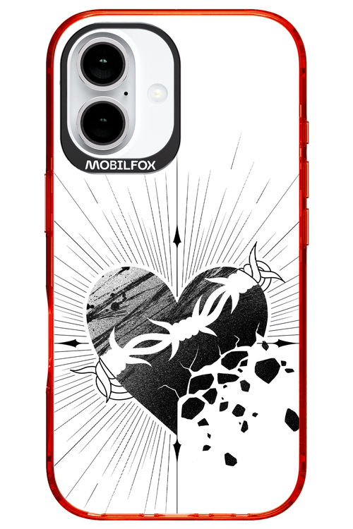 Fekete Szív - Apple iPhone 16
