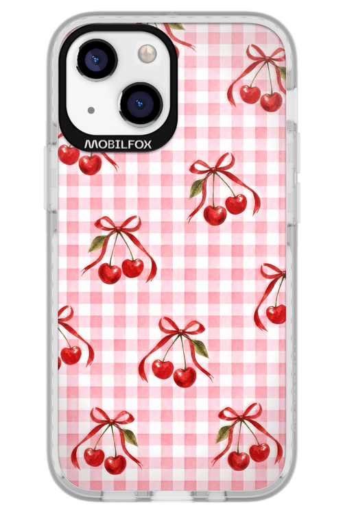 Pink Cherry Checked 2.0 - Apple iPhone 13 Mini