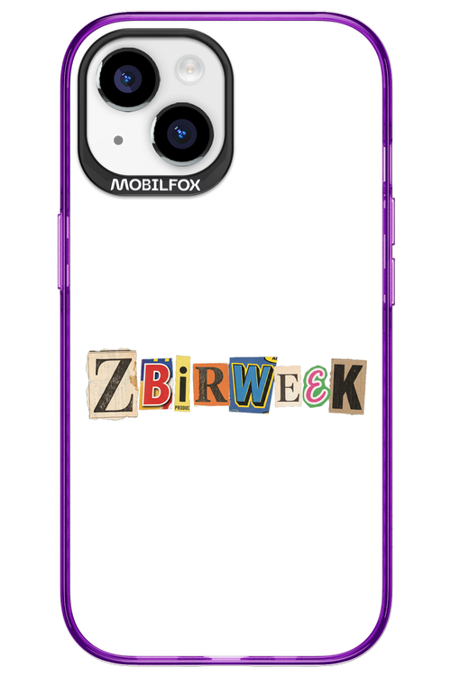 Zbirweek (white) 2.0 - Apple iPhone 15