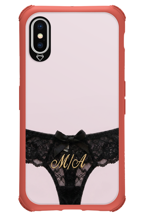 Black Panties 2.0 - Apple iPhone X