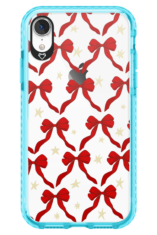 Bow & Stars (Transparent) - Apple iPhone XR