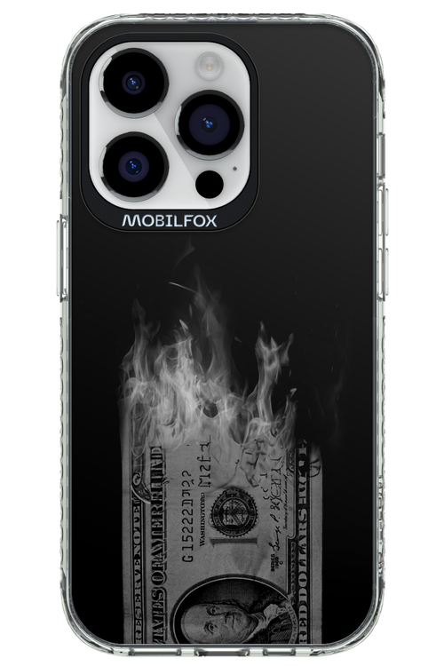 Money Burn B&W 2.0 - Apple iPhone 14 Pro