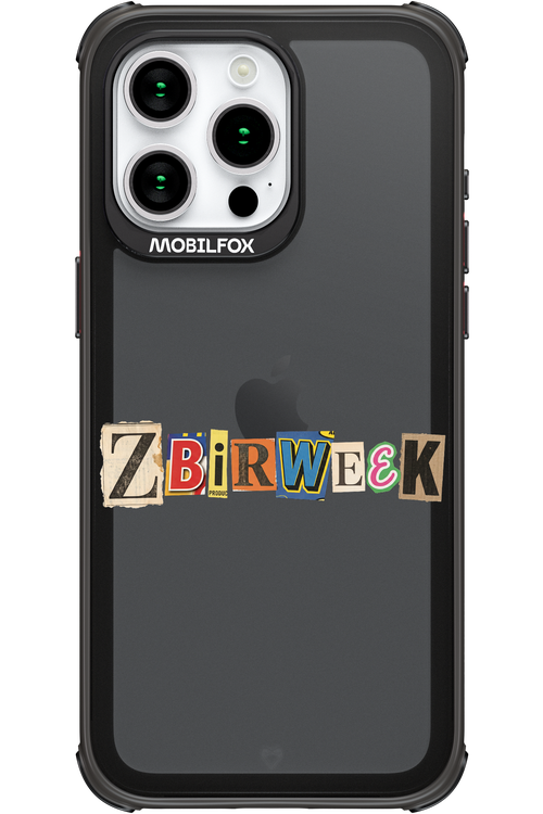 Zbirweek (transparent) 2.0 - Apple iPhone 15 Pro Max