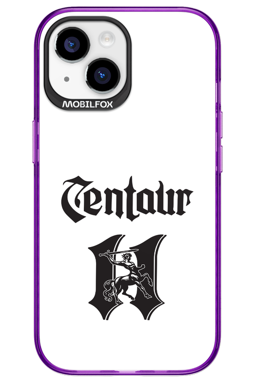 Centaur Logo White 2.0 - Apple iPhone 15