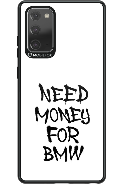 Need Money For BMW Black - Samsung Galaxy Note 20
