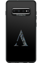 ⁠ ⁠Azteca A Chrome Logo - Samsung Galaxy S10+