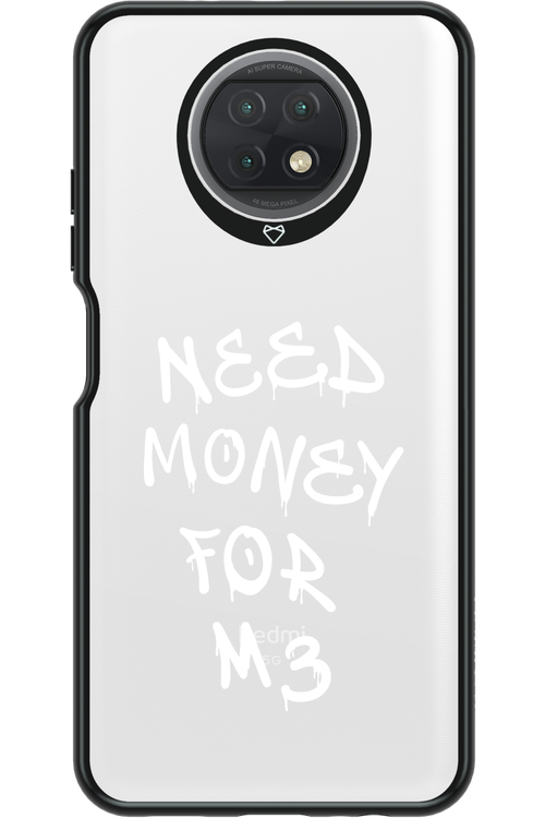 Need M3 Transparent White - Xiaomi Redmi Note 9T 5G