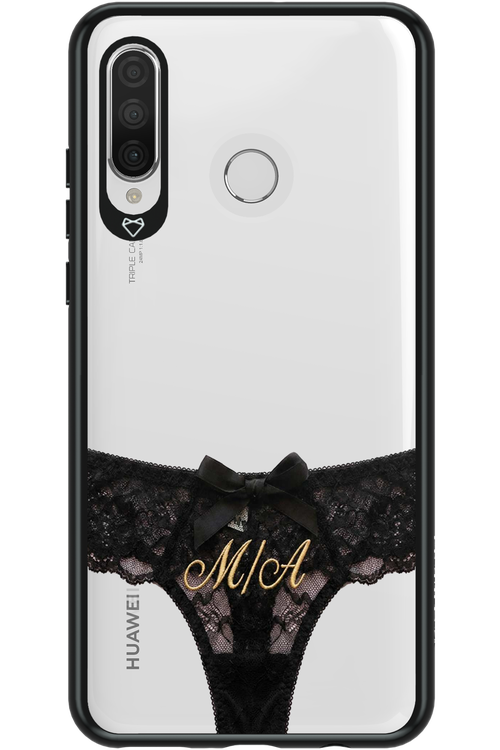 Black Panties Transparent 2.0 - Huawei P30 Lite