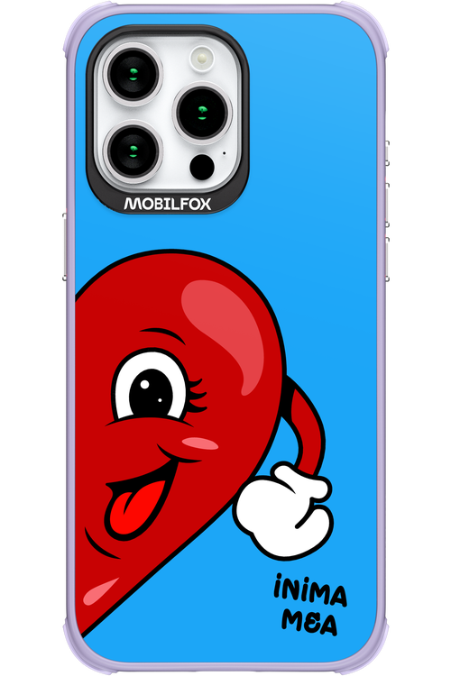 Blue One Heart - Apple iPhone 15 Pro Max
