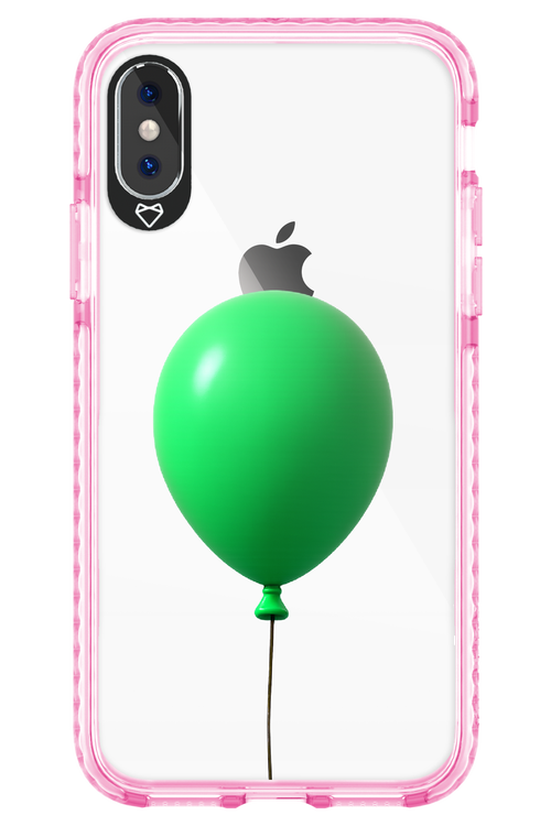 Green Balloon - Apple iPhone X