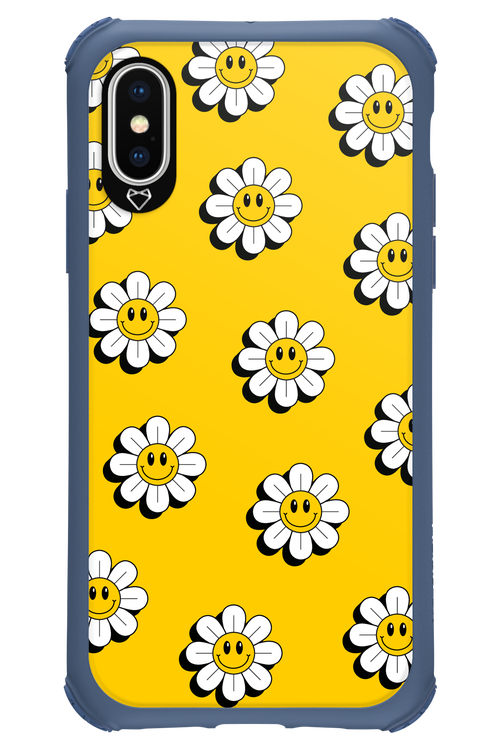 Smiley Flowers - Apple iPhone XS