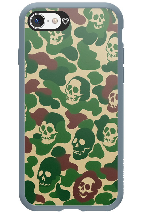 Camo Skull - Apple iPhone 8