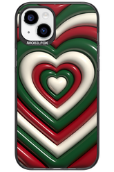 XMAS Hearts - Apple iPhone 15 Plus