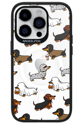 Scary Dachshund (Transparent) - Apple iPhone 14 Pro