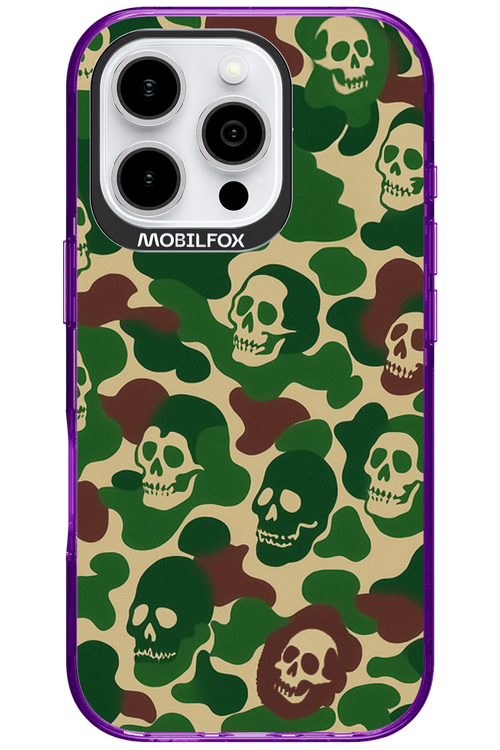 Camo Skull - Apple iPhone 16 Pro