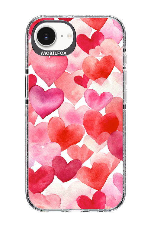 Water Painted Heart - Apple iPhone 16e