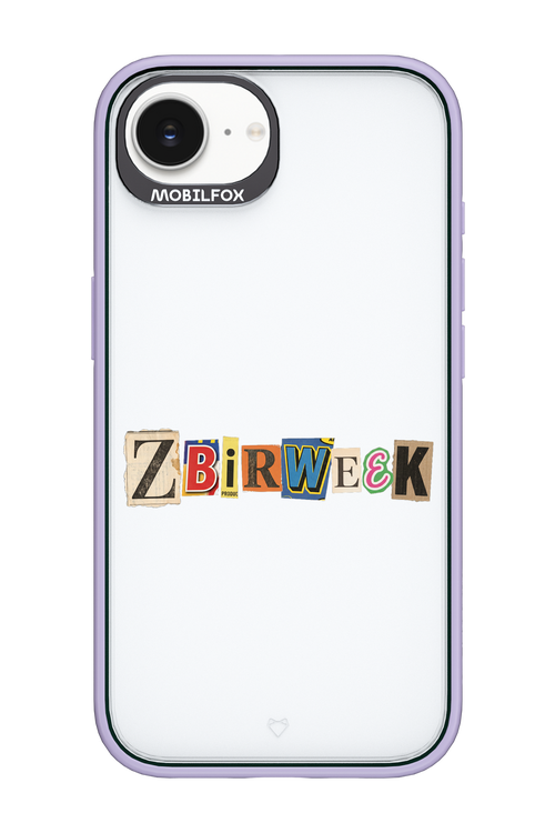 Zbirweek (transparent) 2.0 - Apple iPhone 16e