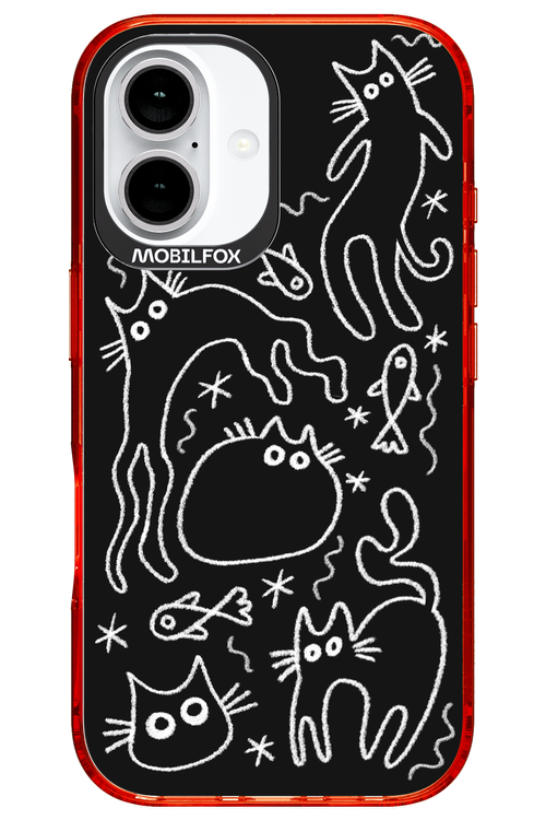 CHALK_CATS 2.0 - Apple iPhone 16
