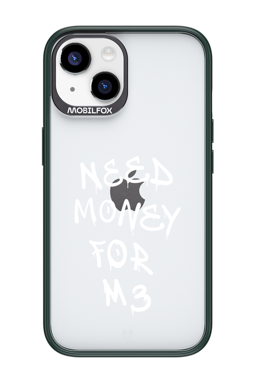 Need M3 Transparent White - Apple iPhone 14