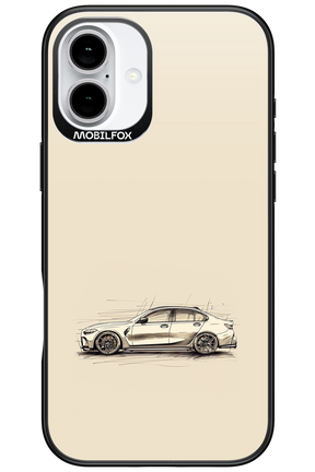 Sketch Car - Apple iPhone 16 Plus