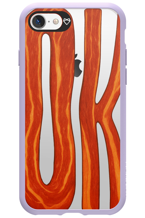 O K (Transparent) - Apple iPhone 7