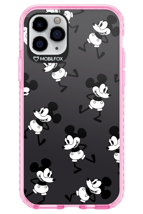 Iconic Mouse (antracite pattern) - Apple iPhone 11 Pro