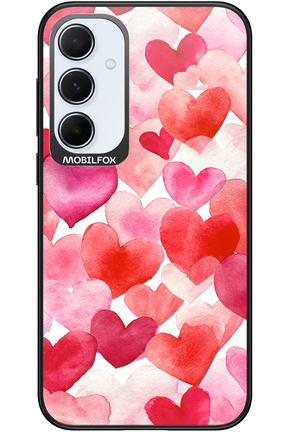 Water Painted Heart - Samsung Galaxy A55