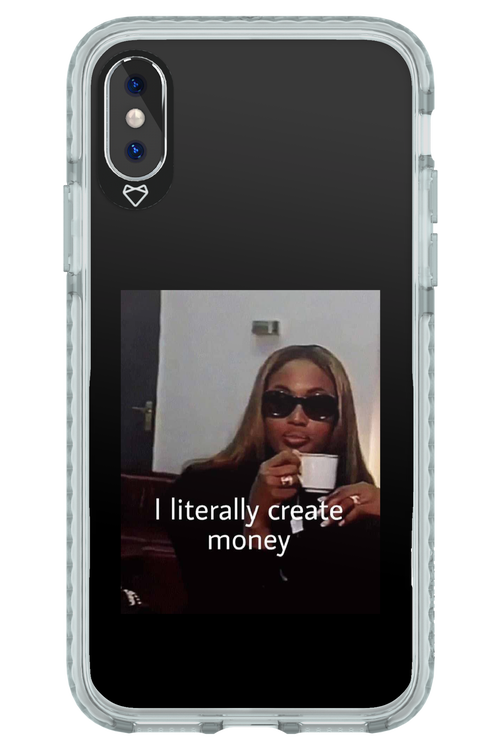 I literally create money - Apple iPhone X