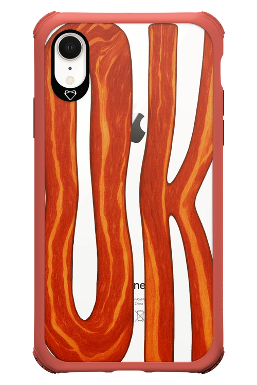 O K (Transparent) - Apple iPhone XR