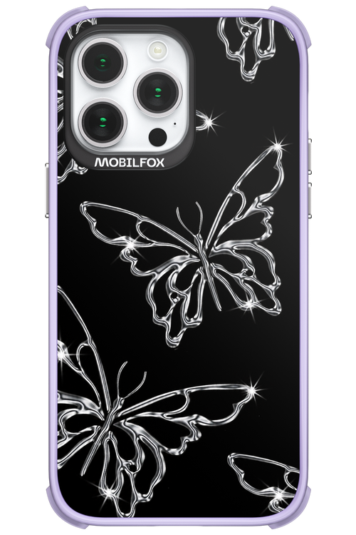 Silver Butterfly 2.0 - Apple iPhone 14 Pro Max