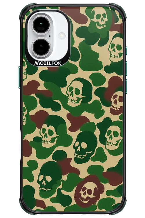 Camo Skull - Apple iPhone 16 Plus