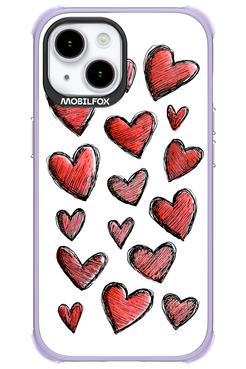 Red Love - Apple iPhone 15