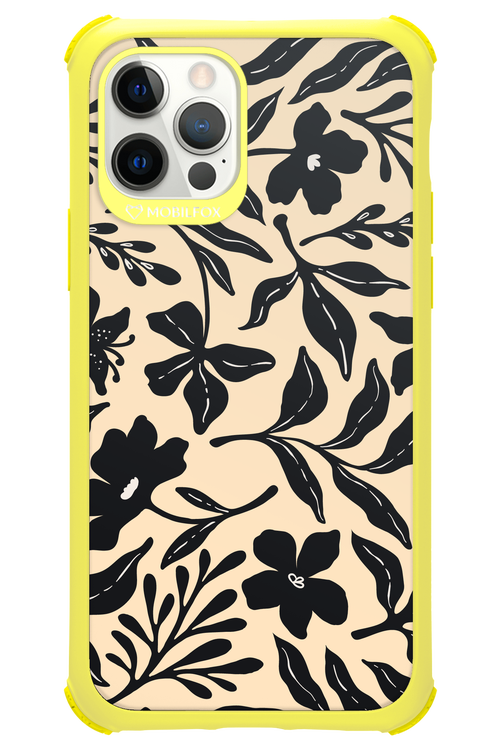 Black Flowers 2.0 - Apple iPhone 12 Pro