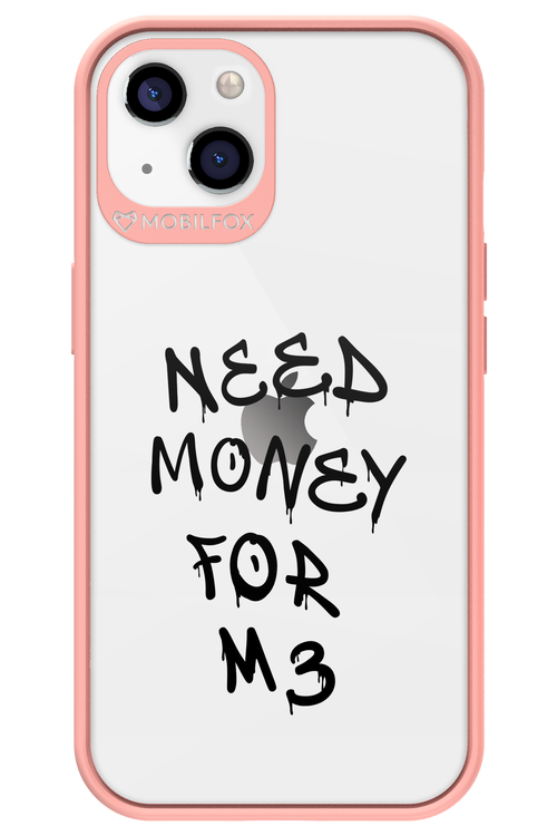 Need M3 Transparent Black - Apple iPhone 13