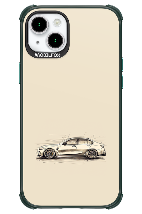 Sketch Car - Apple iPhone 15 Plus