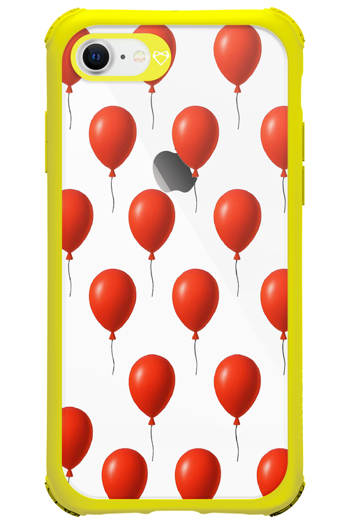 Red Balloons - Apple iPhone 8