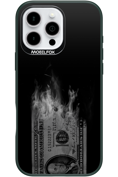 Money Burn B&W 2.0 - Apple iPhone 16 Pro Max