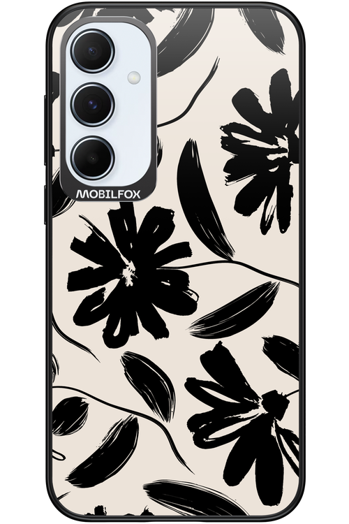Monochrome Flowerss 2.0 - Samsung Galaxy A55
