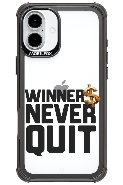 Winners Never Quit - Apple iPhone 16 Plus